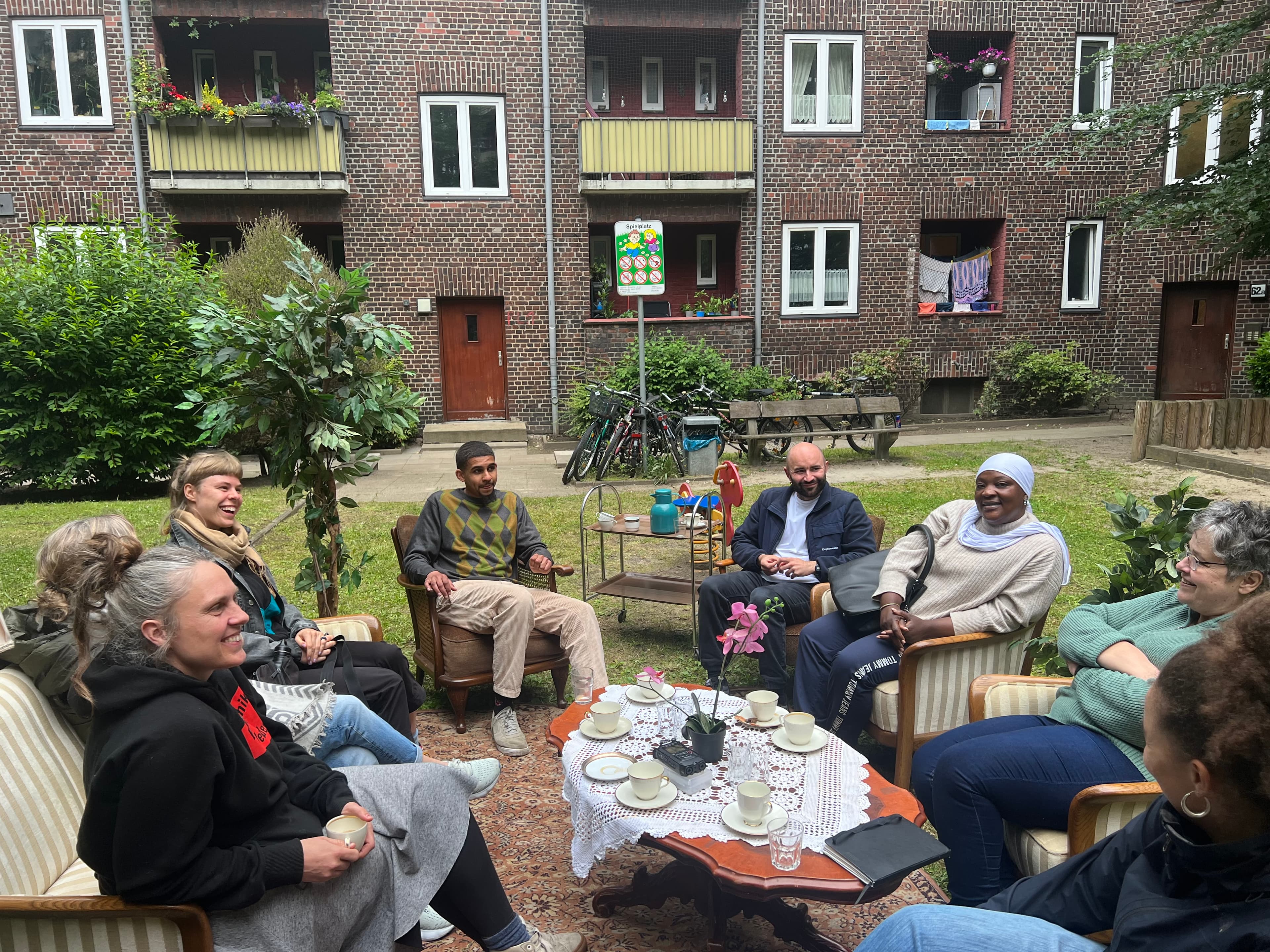 Diskussion im Stadtteil